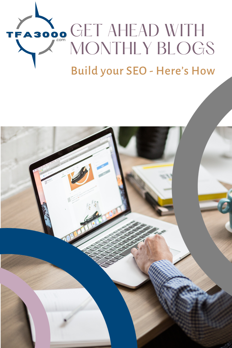 Improve your SEO by blogging regularly.